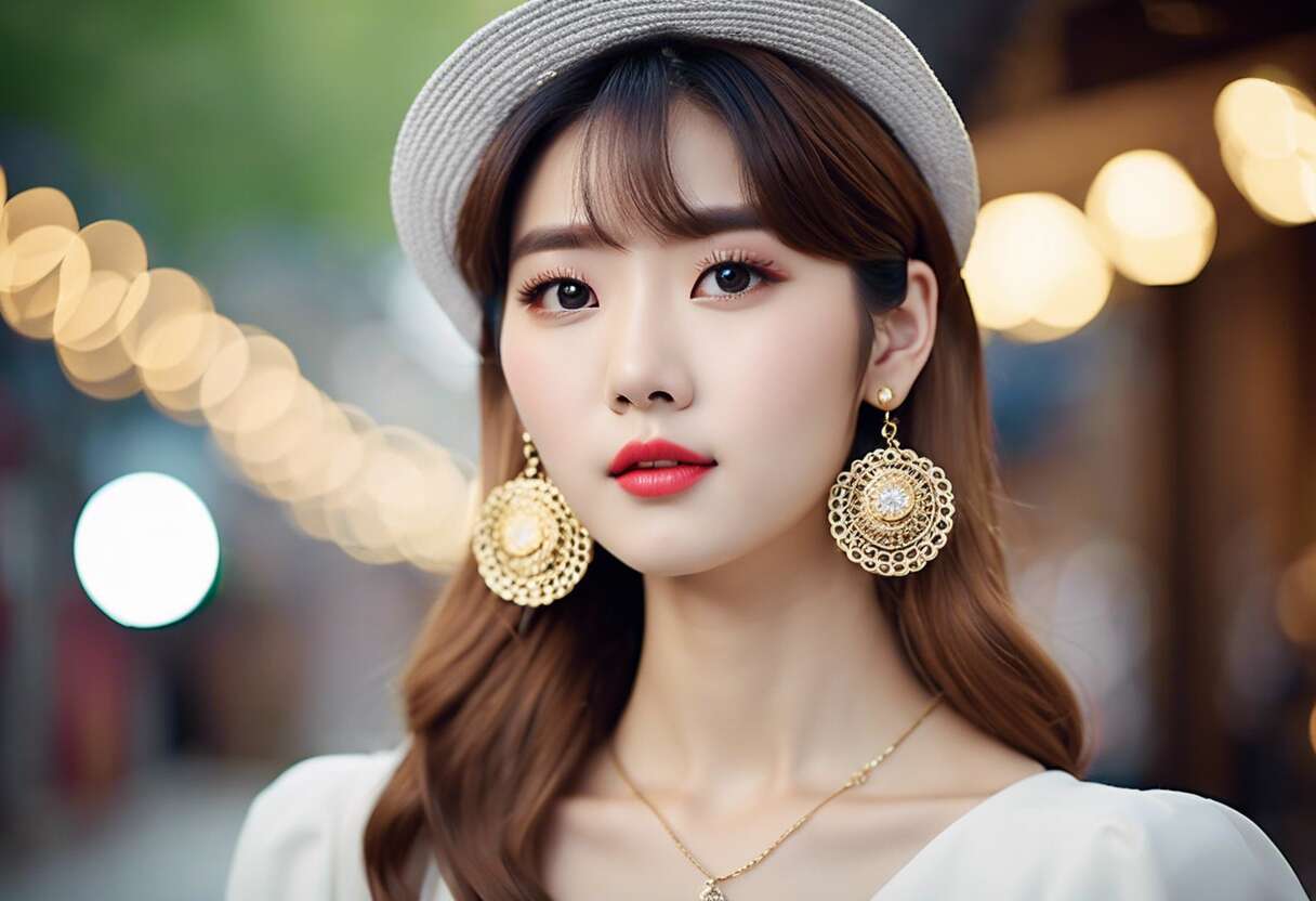 Accessoires et style : marquer son identité avec des boucles d'oreilles coréennes