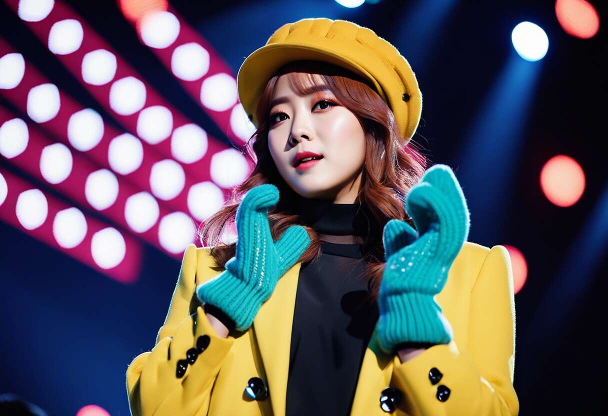 Accessoires de scène : les gants et mitaines, stars des tournées k-pop