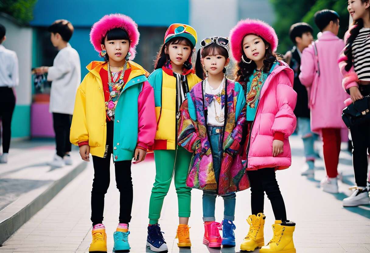 Influences de la mode k-pop sur les tenues des enfants