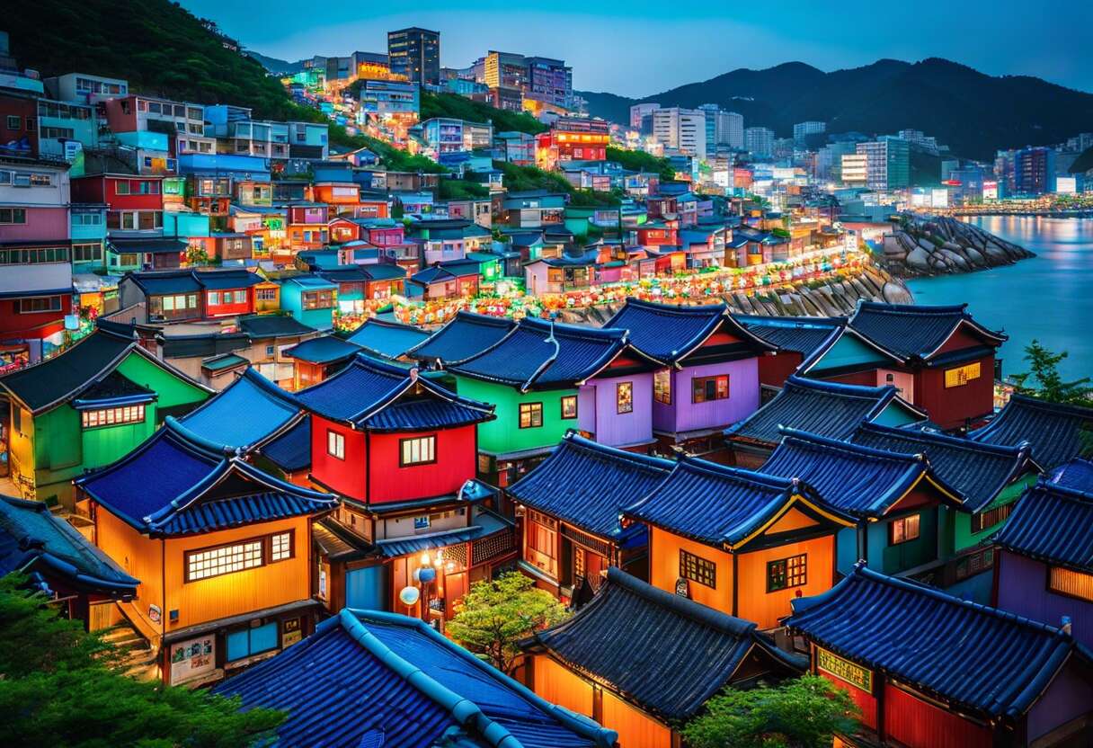 Découverte des couleurs et curiosités du gamcheon culture village