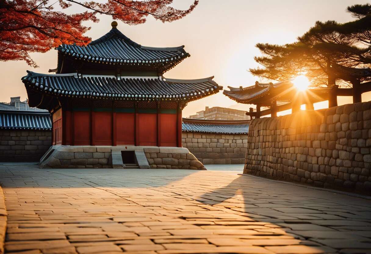 L'architecture fascinante de la forteresse de suwon
