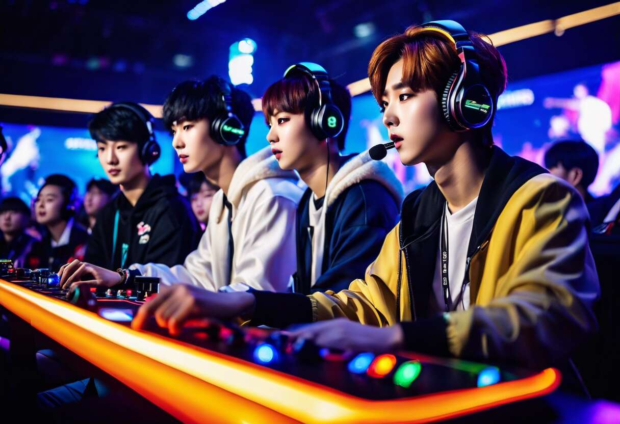 Stratégie e-sport : les idols K-pop qui dominent les tournois